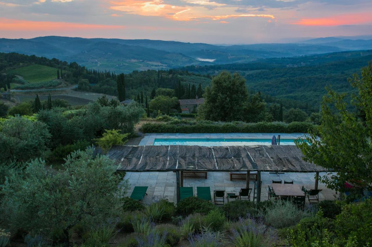 Villa Il Poggio Греве ин Кианти Екстериор снимка